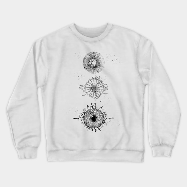 Human eye Crewneck Sweatshirt by erzebeth